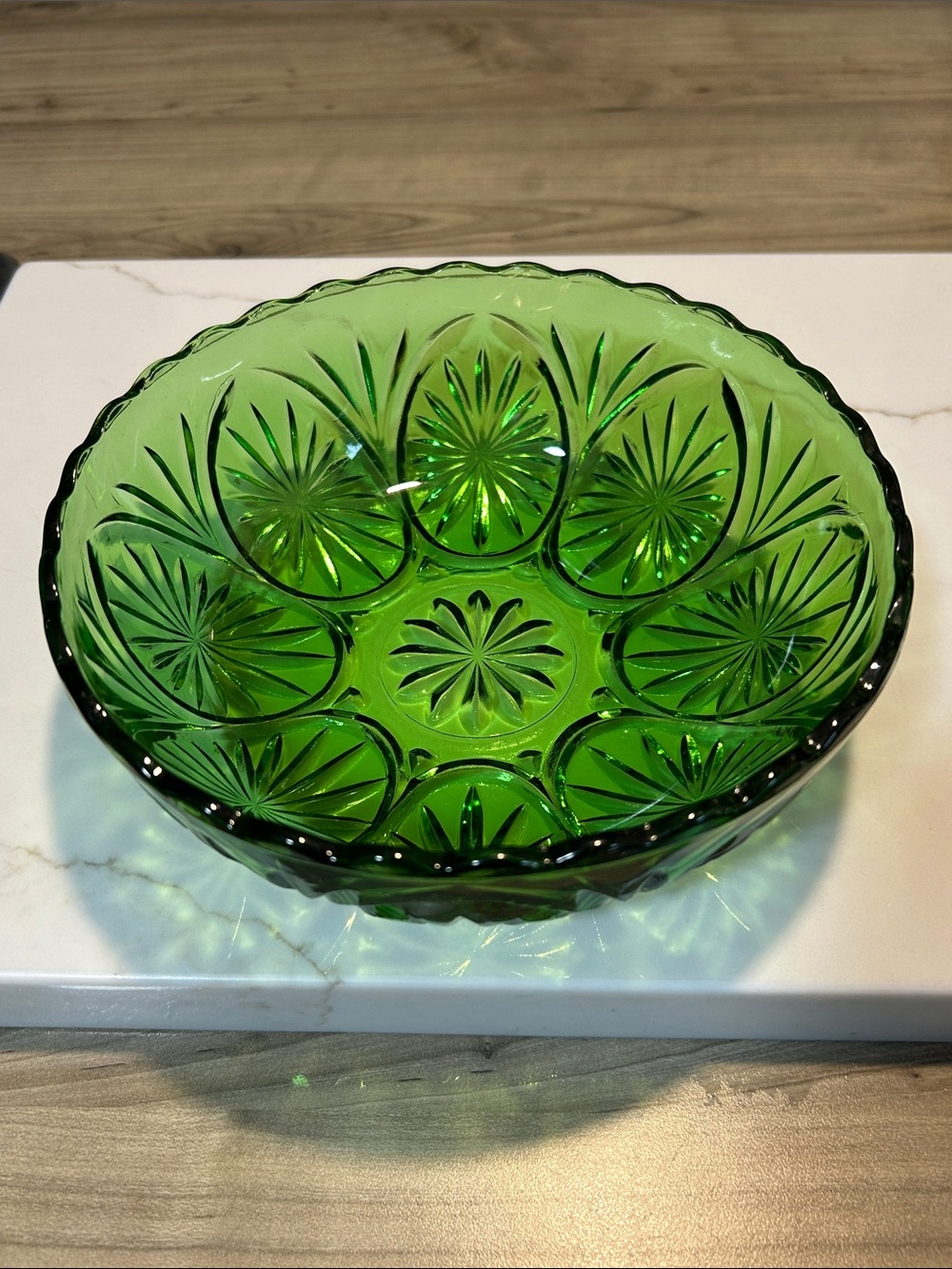 Vintage Anchor Hocking Decorative Bowl - Home Art